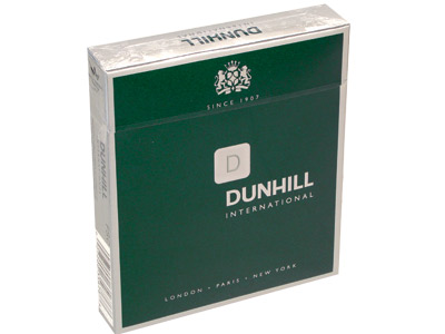 Pack - Dunhill International Menthol (Green) - Burn & Brew